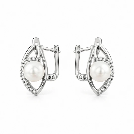 Серьги серебряные 381933