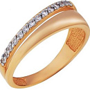 Кольцо золотое 822075 | Кольцо золотое 822075 купить по цене 65587 руб. в ювелирном магазине ⭐️ «Золотая Подкова»