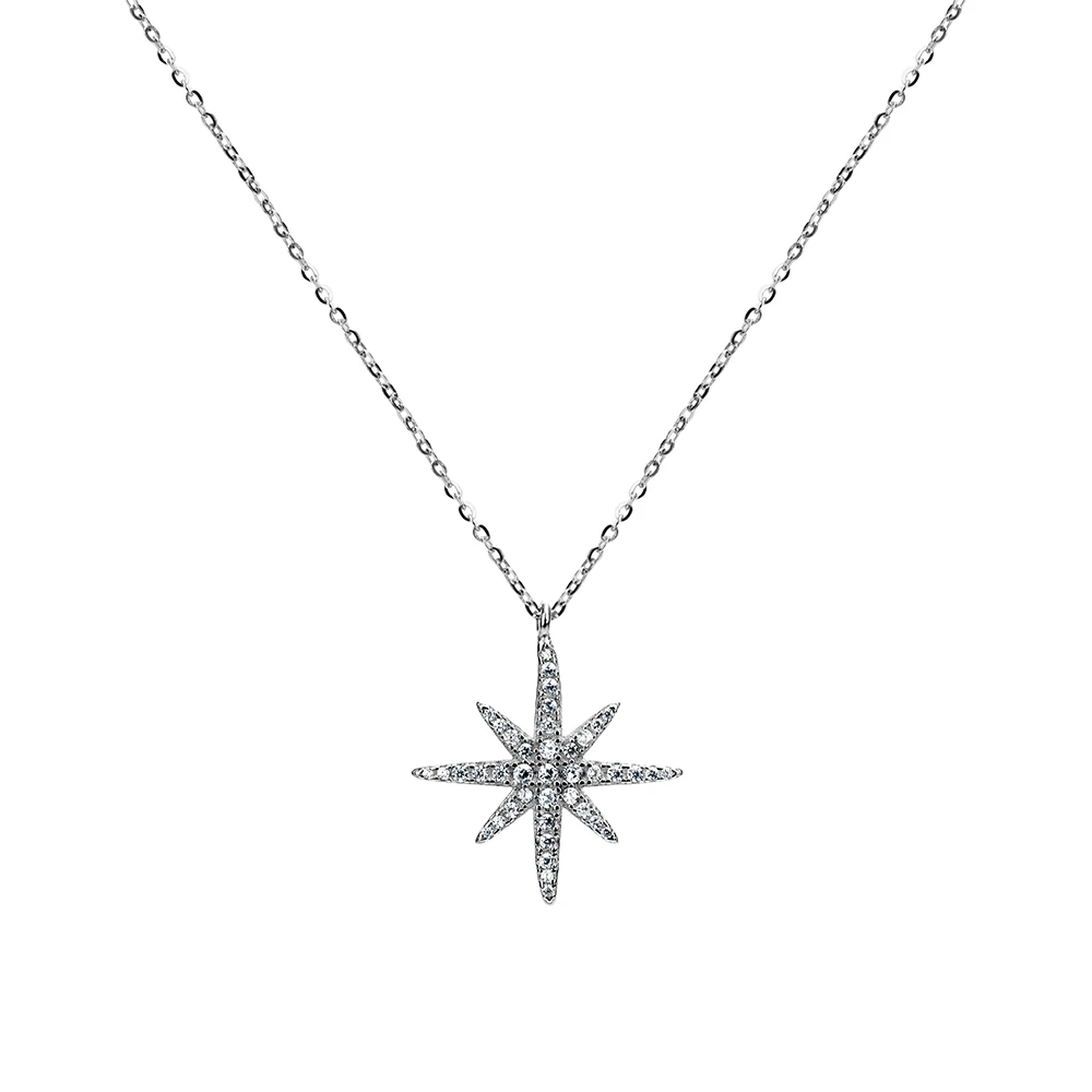 Колье серебряное SET15082N | Серебряные колье купить по выгодной цене в ювелирном магазине ⭐️ «Золотая Подкова»