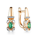 Серьги золотые 24723-101 | Серьги золотые 24723-101 купить по цене 128130 руб. в ювелирном магазине ⭐️ «Золотая Подкова»