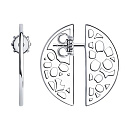 Серьги серебряные 94024076 | #default_image_alt#