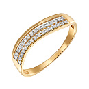 Кольцо золотое 821003Бр. | Кольцо золотое 821003Бр. купить по цене 76905 руб. в ювелирном магазине ⭐️ «Золотая Подкова»