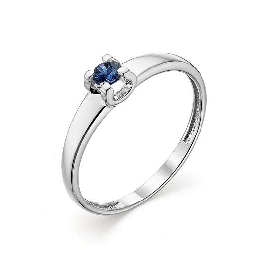 Кольцо золотое 12251-202 | Кольца с сапфиром купить по выгодной цене в ювелирном магазине ⭐️ «Золотая Подкова»