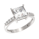 Кольцо серебряное 1043251-01110 | Кольцо серебряное 1043251-01110 купить по цене 3876 руб. в ювелирном магазине ⭐️ «Золотая Подкова»