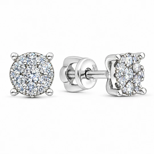 Серьги из золота с бриллиантами