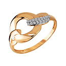 Кольцо золотое 019501-1102 | Кольцо золотое 019501-1102 купить по цене 35550 руб. в ювелирном магазине ⭐️ «Золотая Подкова»