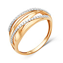 Кольцо золотое 001941-1102 | Кольцо золотое 001941-1102 купить по цене 43470 руб. в ювелирном магазине ⭐️ «Золотая Подкова»