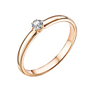 Кольцо золотое 12424-100 | Кольцо золотое 12424-100 купить по цене 44587 руб. в ювелирном магазине ⭐️ «Золотая Подкова»