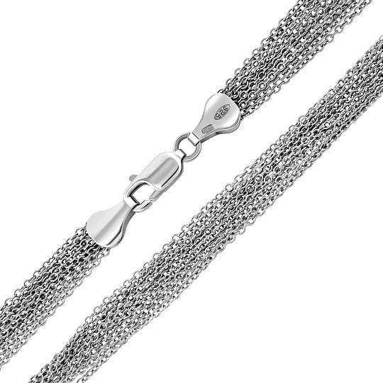 Цепь серебряная 073984R025L45 | Цепи купить по доступной цене в ювелирном магазине «Золотая Подкова»