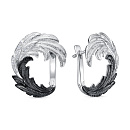 Серьги серебряные 12-749-7989 | Серьги серебряные 12-749-7989 купить по цене 5238 руб. в ювелирном магазине ⭐️ «Золотая Подкова»