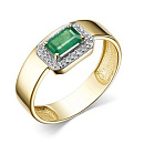 Кольцо золотое 15628-301 | Кольцо золотое 15628-301 купить по цене 101032 руб. в ювелирном магазине ⭐️ «Золотая Подкова»