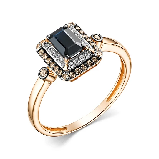 Кольцо золотое 15485-170 | Кольца с сапфиром купить по выгодной цене в ювелирном магазине ⭐️ «Золотая Подкова»