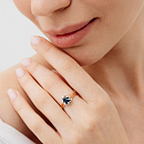 Кольцо золотое 11062-102 | Кольцо золотое 11062-102 купить по цене 113940 руб. в ювелирном магазине ⭐️ «Золотая Подкова»