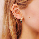 Серьги золотые С132-2066М2 | Серьги золотые С132-2066М2 купить по цене 21622 руб. в ювелирном магазине ⭐️ «Золотая Подкова»