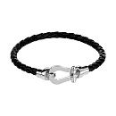 Браслет стальной AS-BR122-bk | Браслет стальной AS-BR122-bk купить по цене 1890 руб. в ювелирном магазине ⭐️ «Золотая Подкова»