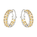 Серьги серебряные SE-A0184C1 | Серьги серебряные SE-A0184C1 купить по цене 5490 руб. в ювелирном магазине ⭐️ «Золотая Подкова»