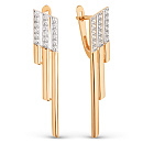 Серьги золотые 029032-1102 | Серьги золотые 029032-1102 купить по цене 69510 руб. в ювелирном магазине ⭐️ «Золотая Подкова»