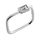 Кольцо серебряное SET19721R | Кольцо серебряное SET19721R купить по цене 2210 руб. в ювелирном магазине ⭐️ «Золотая Подкова»