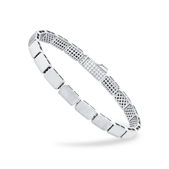 Браслет серебряный 01059-60-090101-01 | Ювелирные изделия в сети Золотая Подкова