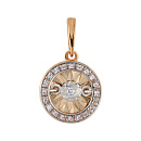 Подвеска золотая 805-02082-10-11-00-50 | Подвеска золотая 805-02082-10-11-00-50 купить по цене 70609 руб. в ювелирном магазине ⭐️ «Золотая Подкова»