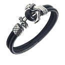 Браслет стальной AS-BR022-bk | Браслет стальной AS-BR022-bk купить по цене 2860 руб. в ювелирном магазине ⭐️ «Золотая Подкова»