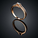 Кольцо золотое 920333 | Кольцо золотое 920333 купить по цене 52425 руб. в ювелирном магазине ⭐️ «Золотая Подкова»