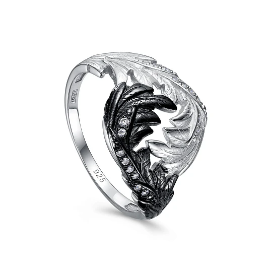 Кольцо серебряное 11-749-7989 | Женские серебряные кольца купить по выгодной цене в ювелирном магазине ⭐️ «Золотая Подкова»