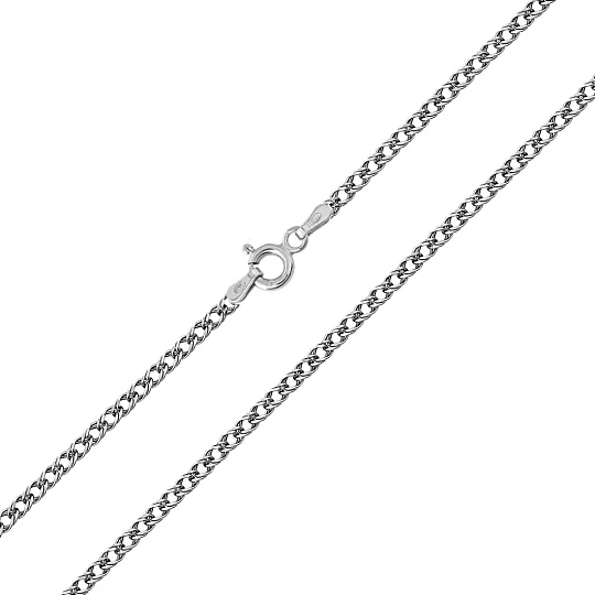 Цепь серебряная 0402R040J40 | Серебряные цепи купить по выгодной цене в ювелирном магазине ⭐️ «Золотая Подкова»
