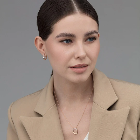 Колье золотое 66161-100 | Ювелирные изделия от бренда Алькор 💍 купить по доступной цене в ювелирной сети «Золотая Подкова»