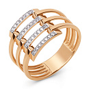 Кольцо золотое 025491-1102 | Кольцо золотое 025491-1102 купить по цене 68625 руб. в ювелирном магазине ⭐️ «Золотая Подкова»