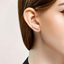 Серьги серебряные 93021056 поз. | Серьги серебряные 93021056 поз. купить по цене 3255 руб. в ювелирном магазине ⭐️ «Золотая Подкова»