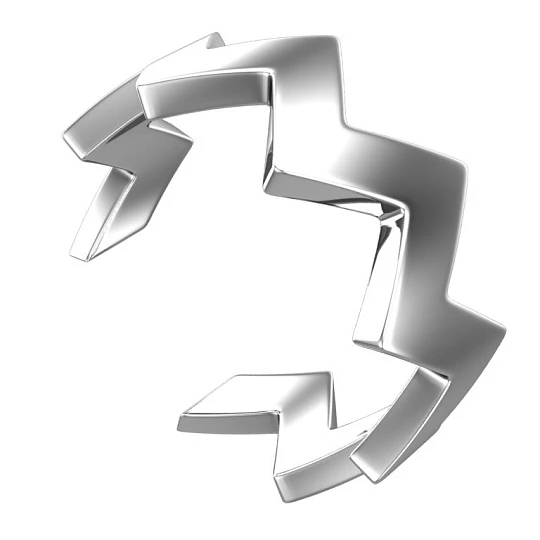 Серьги серебряные 0201520-00245 | Каффы серьги купить по выгодной цене в ювелирном магазине ⭐️ «Золотая Подкова»