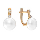 Серьги золотые 1043022-11150 | Серьги золотые 1043022-11150 купить по цене 51145 руб. в ювелирном магазине ⭐️ «Золотая Подкова»