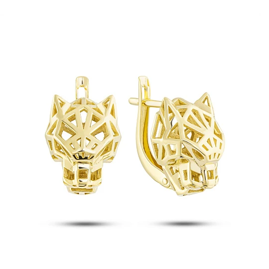 Серьги серебряные 00269-21-090501-00 поз. | Английский замок серьги купить по выгодной цене в ювелирном магазине ⭐️ «Золотая Подкова»