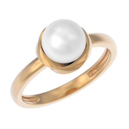 Кольцо золотое 1039871-11250 | Ювелирные изделия в сети Золотая Подкова