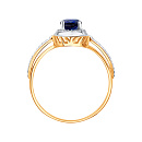 Кольцо золотое Т14601А858-01-02 | Кольцо золотое Т14601А858-01-02 купить по цене 76207 руб. в ювелирном магазине ⭐️ «Золотая Подкова»