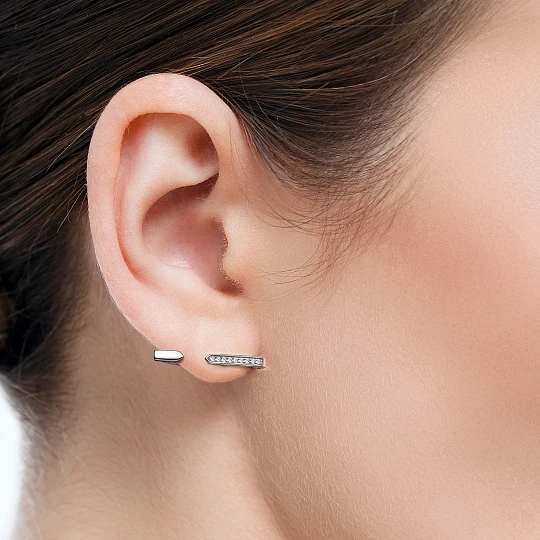 Серьги из серебра