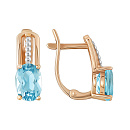 Серьги золотые 1032-11220-T | Серьги золотые 1032-11220-T купить по цене 57135 руб. в ювелирном магазине ⭐️ «Золотая Подкова»