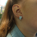 Серьги серебряные сс-00р216-1 Сова | Серьги серебряные сс-00р216-1 Сова купить по цене 3867 руб. в ювелирном магазине ⭐️ «Золотая Подкова»