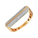 Кольцо золотое 902281-1102 | Кольцо золотое 902281-1102 купить по цене 23572 руб. в ювелирном магазине ⭐️ «Золотая Подкова»