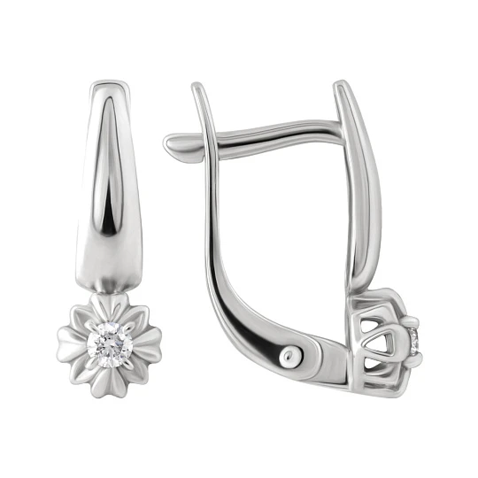 Серьги из золота с бриллиантами
