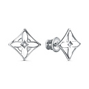 Серьги серебряные 221-10-052р | Серьги серебряные 221-10-052р купить по цене 2136 руб. в ювелирном магазине ⭐️ «Золотая Подкова»