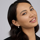 Серьги золотые 26152-100 | Серьги золотые 26152-100 купить по цене 159622 руб. в ювелирном магазине ⭐️ «Золотая Подкова»