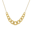 Колье золотое 0105080 | Колье золотое 0105080 купить по цене 128325 руб. в ювелирном магазине ⭐️ «Золотая Подкова»