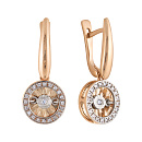 Серьги золотые 803-02082-10-11-00-50 | Серьги золотые 803-02082-10-11-00-50 купить по цене 185250 руб. в ювелирном магазине ⭐️ «Золотая Подкова»