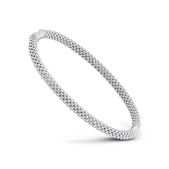 Браслет серебряный 00456-60-090101-00 | Жесткие браслеты купить по выгодной цене в ювелирном магазине ⭐️ «Золотая Подкова»