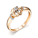 Кольцо золотое 14332-100 | Кольцо золотое 14332-100 купить по цене 95947 руб. в ювелирном магазине ⭐️ «Золотая Подкова»