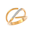 Кольцо золотое 1045091-11110 | Кольцо золотое 1045091-11110 купить по цене 52065 руб. в ювелирном магазине ⭐️ «Золотая Подкова»