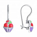 Серьги серебряные 94023099 | Серьги серебряные 94023099 купить по цене 1018 руб. в ювелирном магазине ⭐️ «Золотая Подкова»