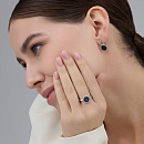 Серьги золотые 25977-202 | Серьги золотые 25977-202 купить по цене 148140 руб. в ювелирном магазине ⭐️ «Золотая Подкова»